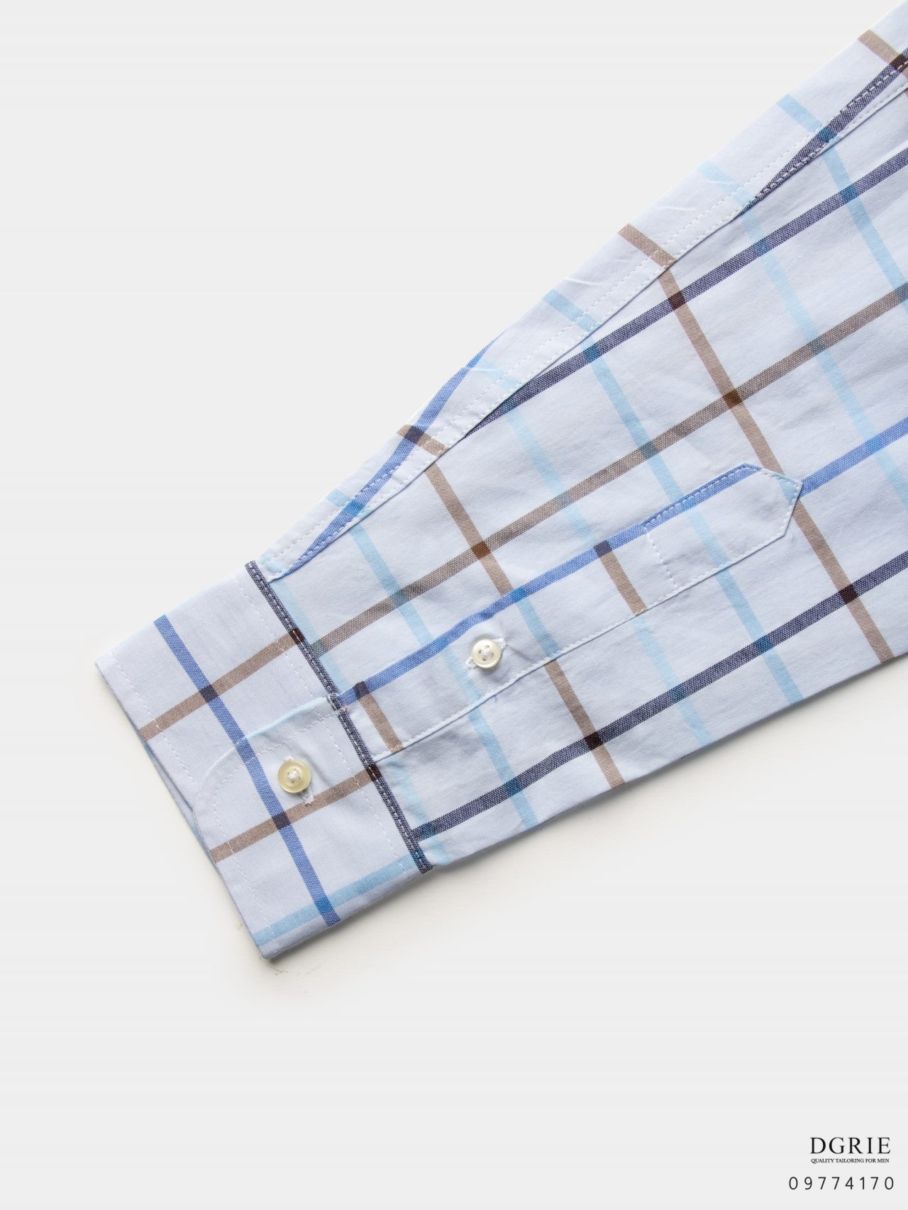 check blue shirt 2 pocket 2 outlet dgrie 4