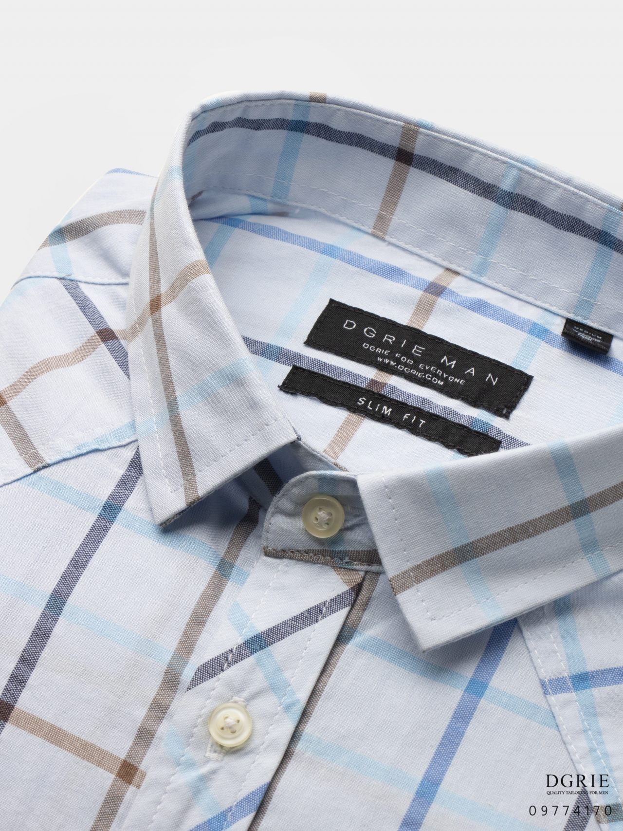 check blue shirt 2 pocket 2 outlet dgrie 5