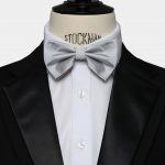 grey silk bowtie dgrie 1