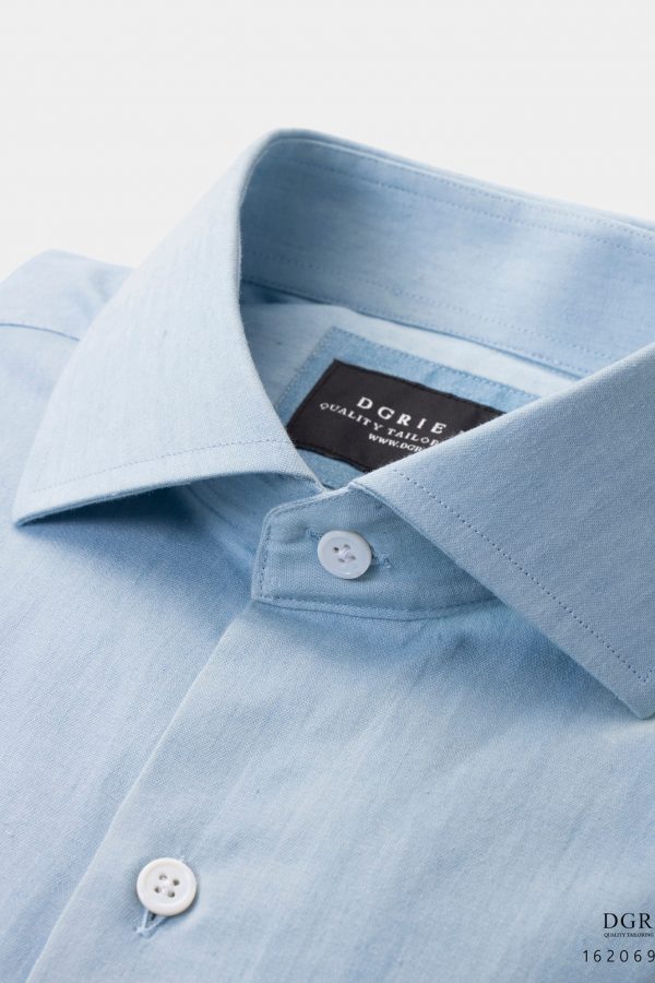 italian light blue bleached denim shirt dgrie 1