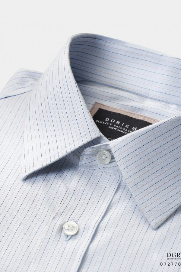 light blue strip two tone shirt dgrie 2