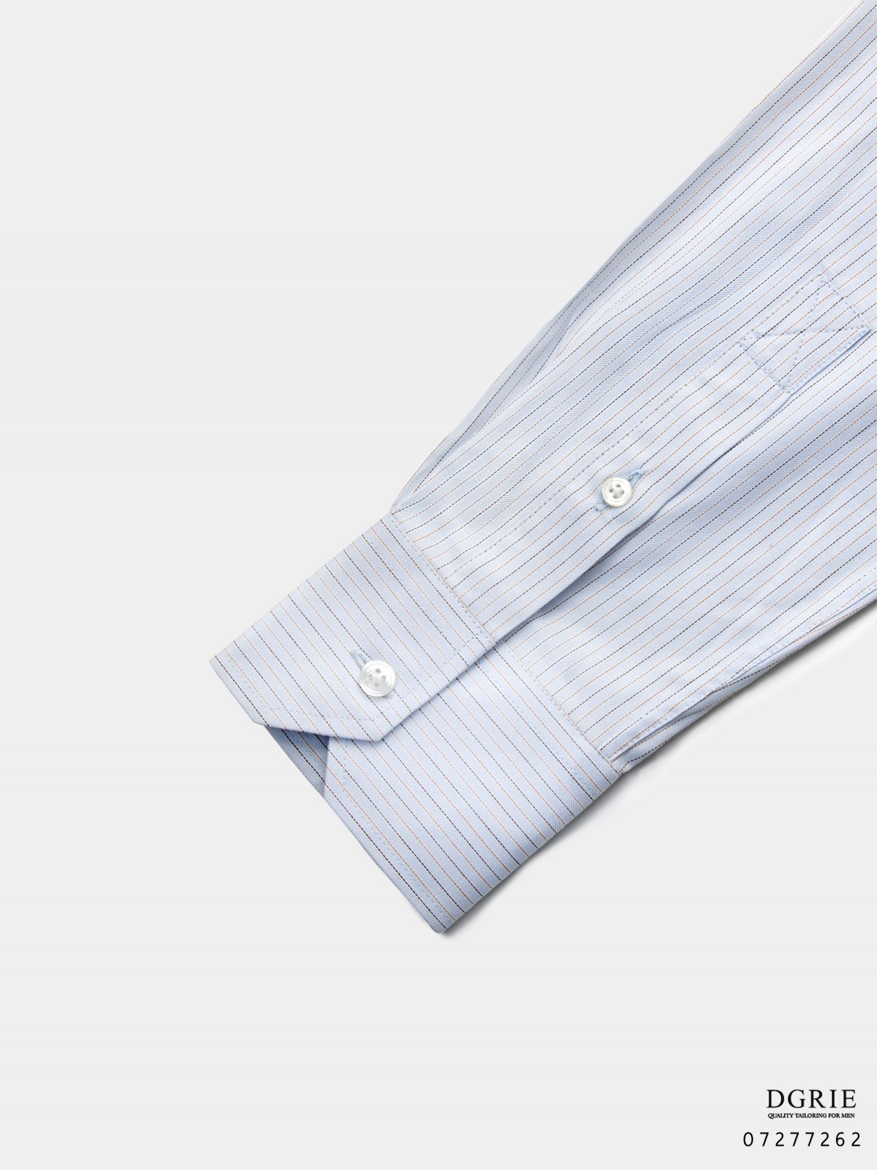 light blue strip two tone shirt dgrie 3