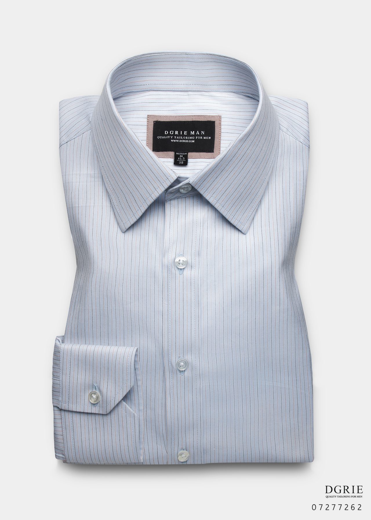 light blue strip two tone shirt dgrie 5