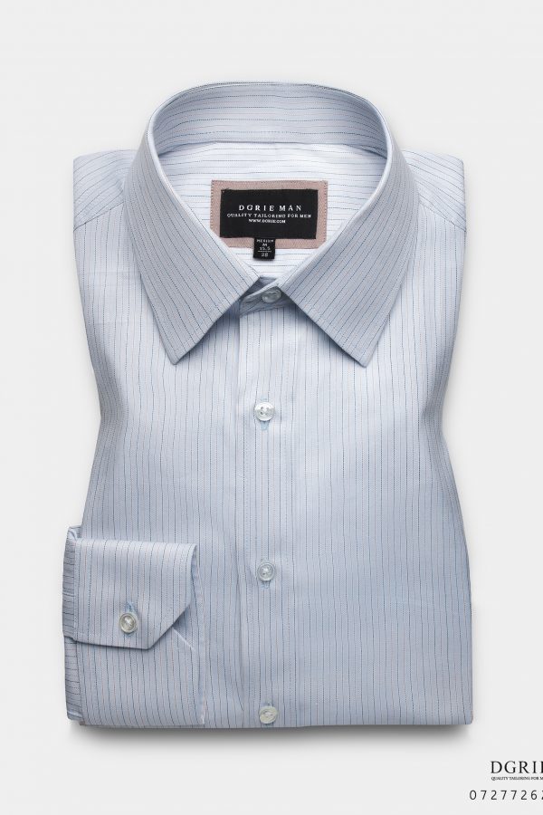 light blue strip two tone shirt dgrie 5