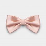 salmon silk bowtie dgrie 2