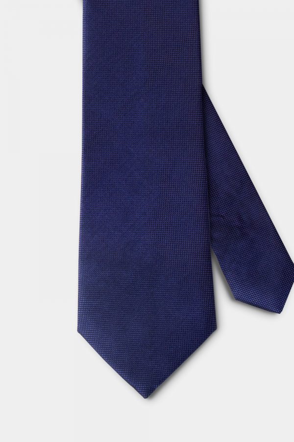 blue square texture 3 inch necktie dgrie