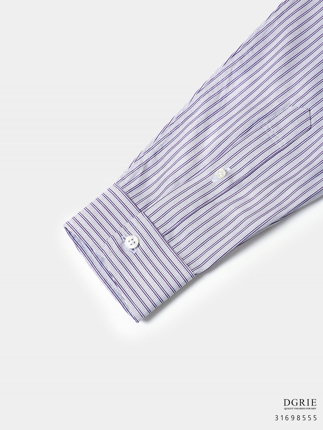 cotton double stripes purpleampwhite pw curve collar shirt dgrie 3