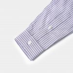 cotton double stripes purpleampwhite pw curve collar shirt dgrie 3
