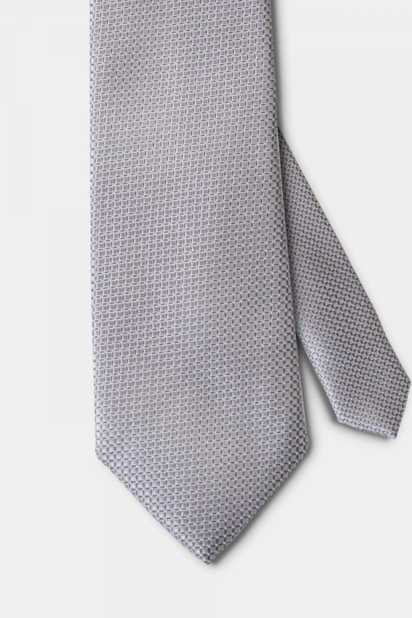 mini black square on dark gray 3 inch necktie dgrie
