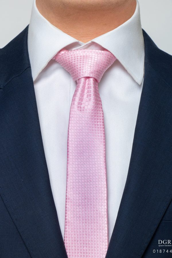 pinkamplight pink square 3 inch necktie dgrie 1