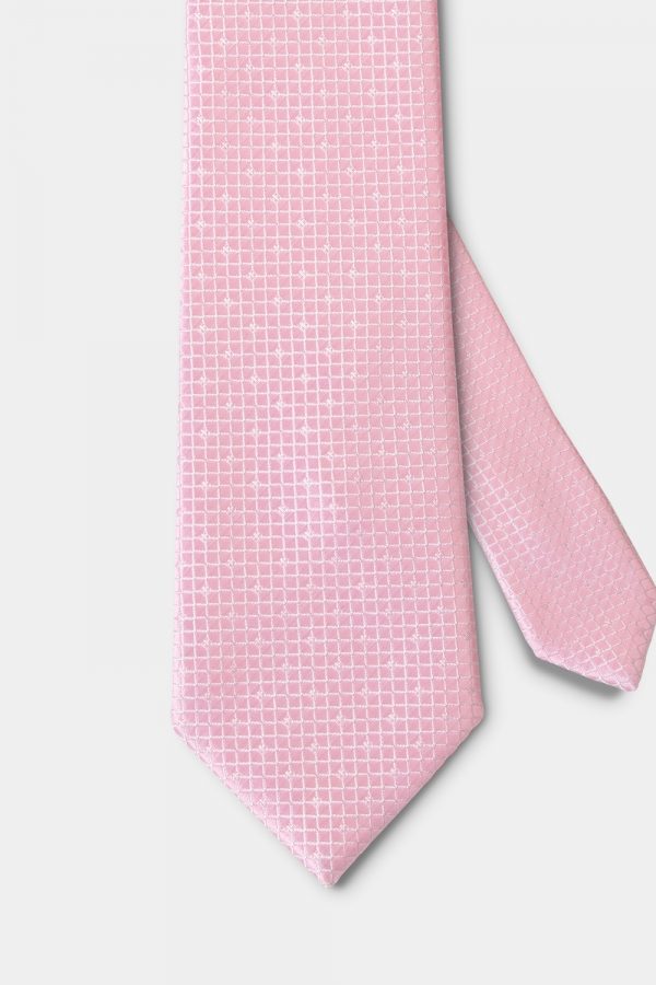 pinkamplight pink square 3 inch necktie dgrie