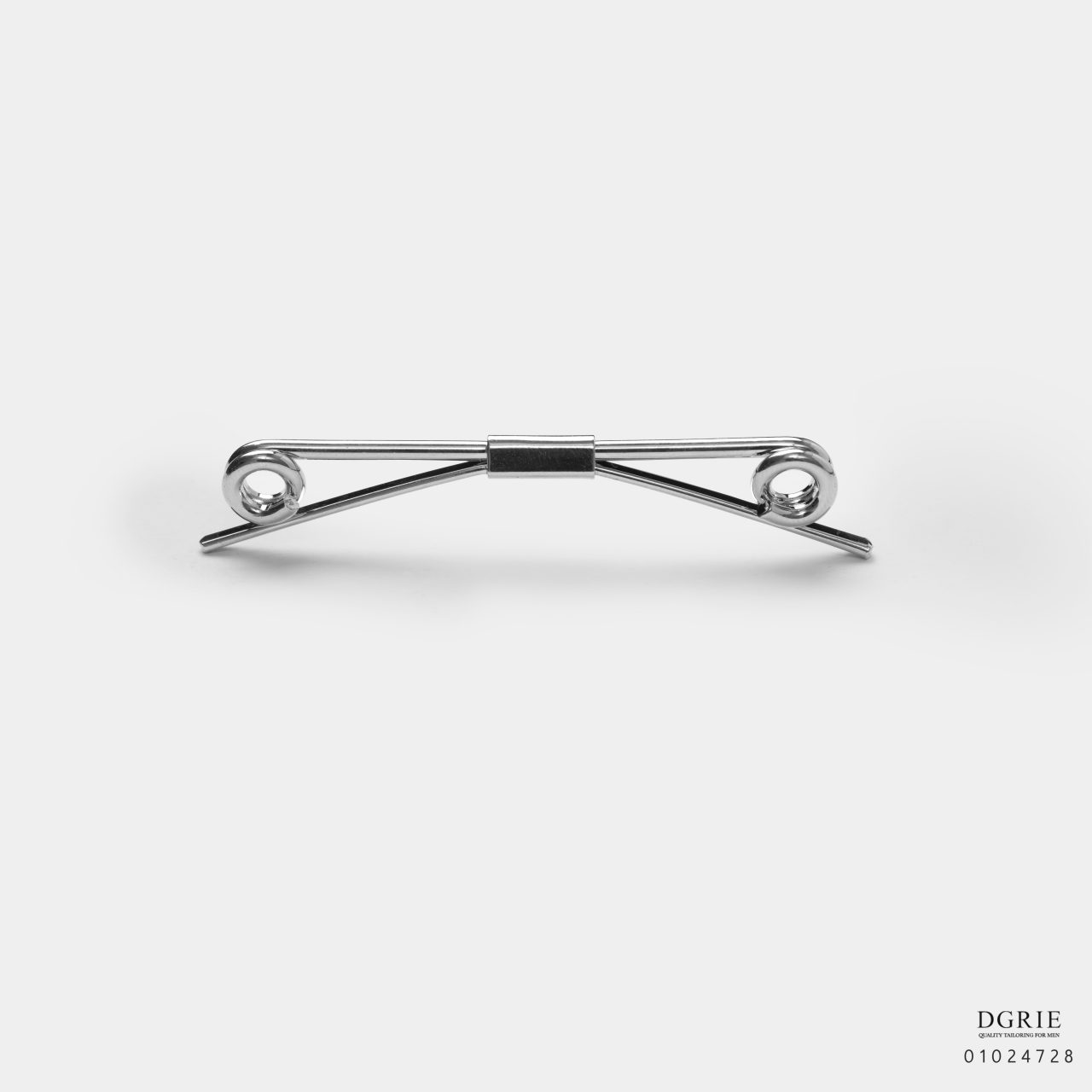collar clips bar silver batterfly 6 5 cm 6 5 cm dgrie