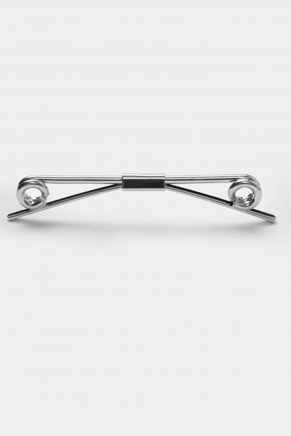 collar clips bar silver batterfly 6 5 cm 6 5 cm dgrie