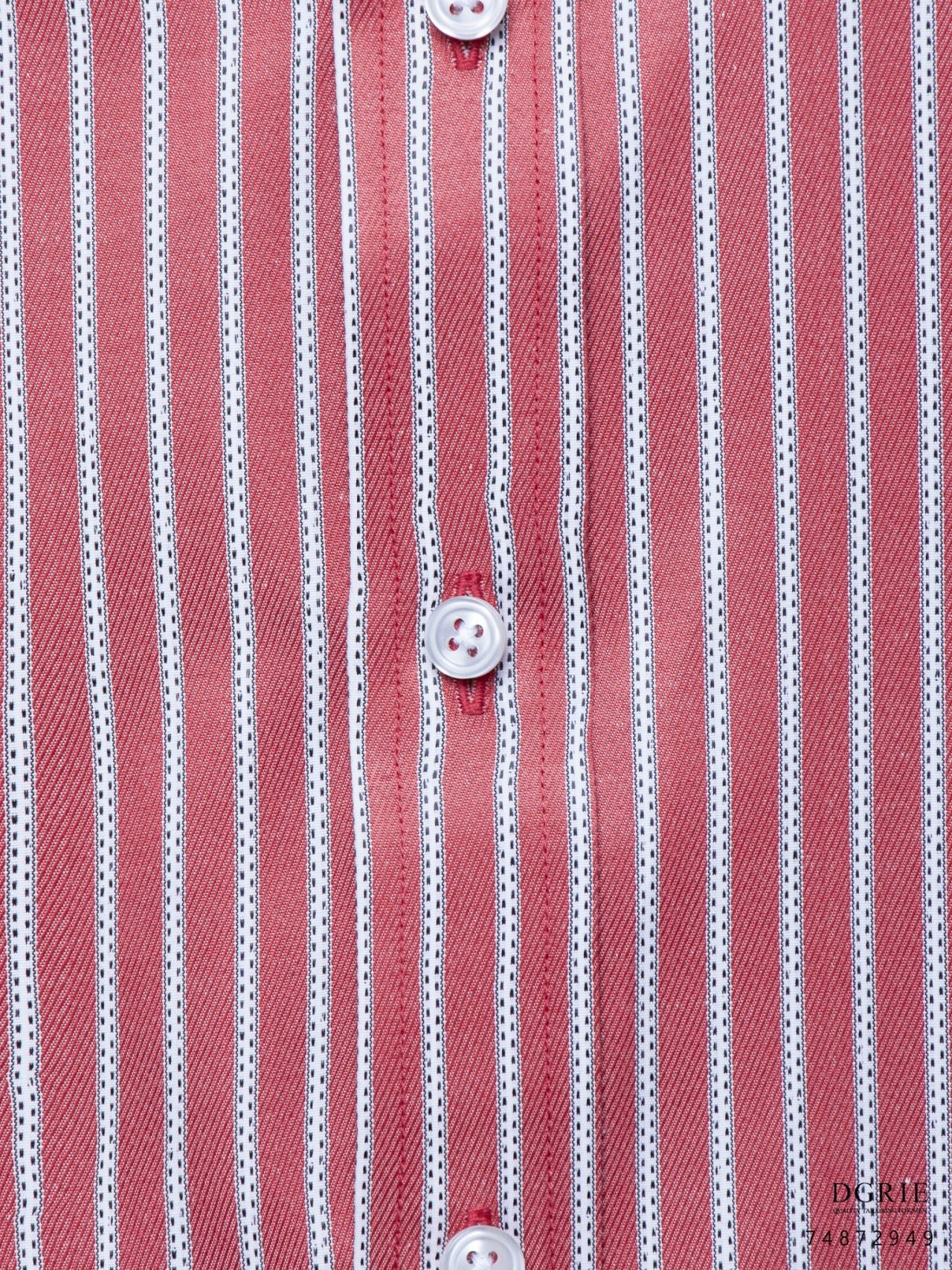 cotton stripe 1cm white pattern stitch spread collar shirt dgrie 19