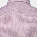 linen stipe 1mm red two tone cutaway collar shirt 1 dgrie 6