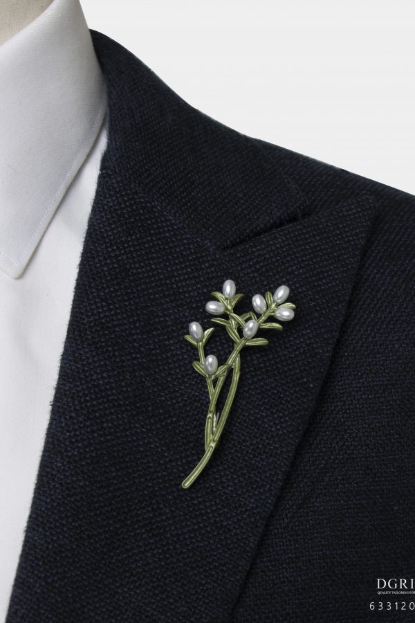 olive tree branch pearl brooch dgrie