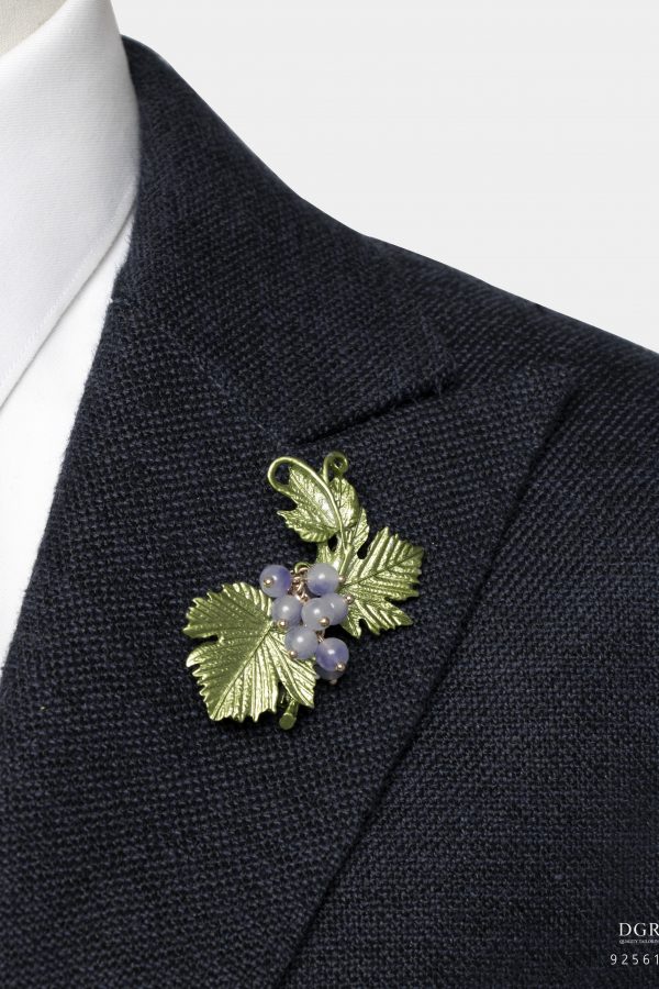 purple grapes fruit brooch dgrie