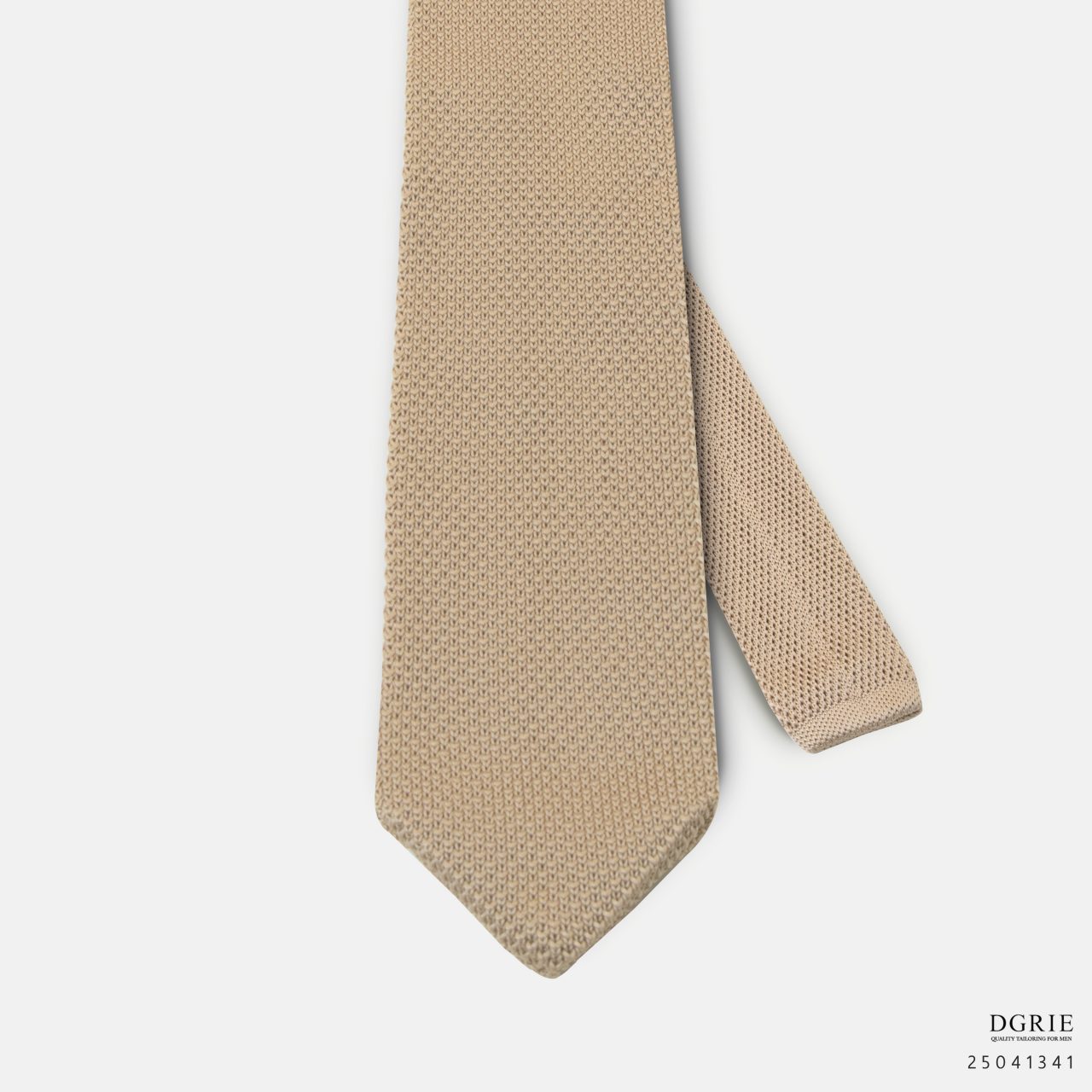 tortilla brown knit 2 34 lnch necktie dgrie 1