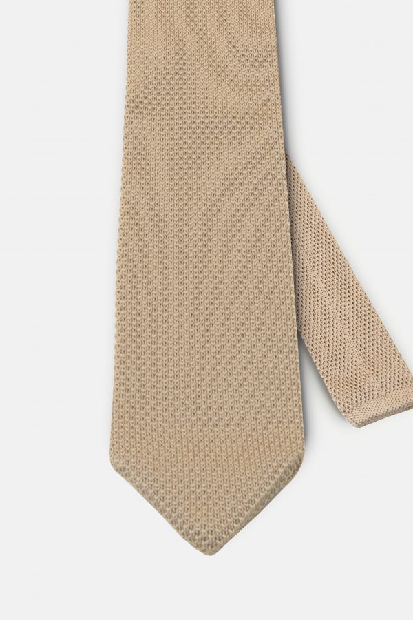 tortilla brown knit 2 34 lnch necktie dgrie 1