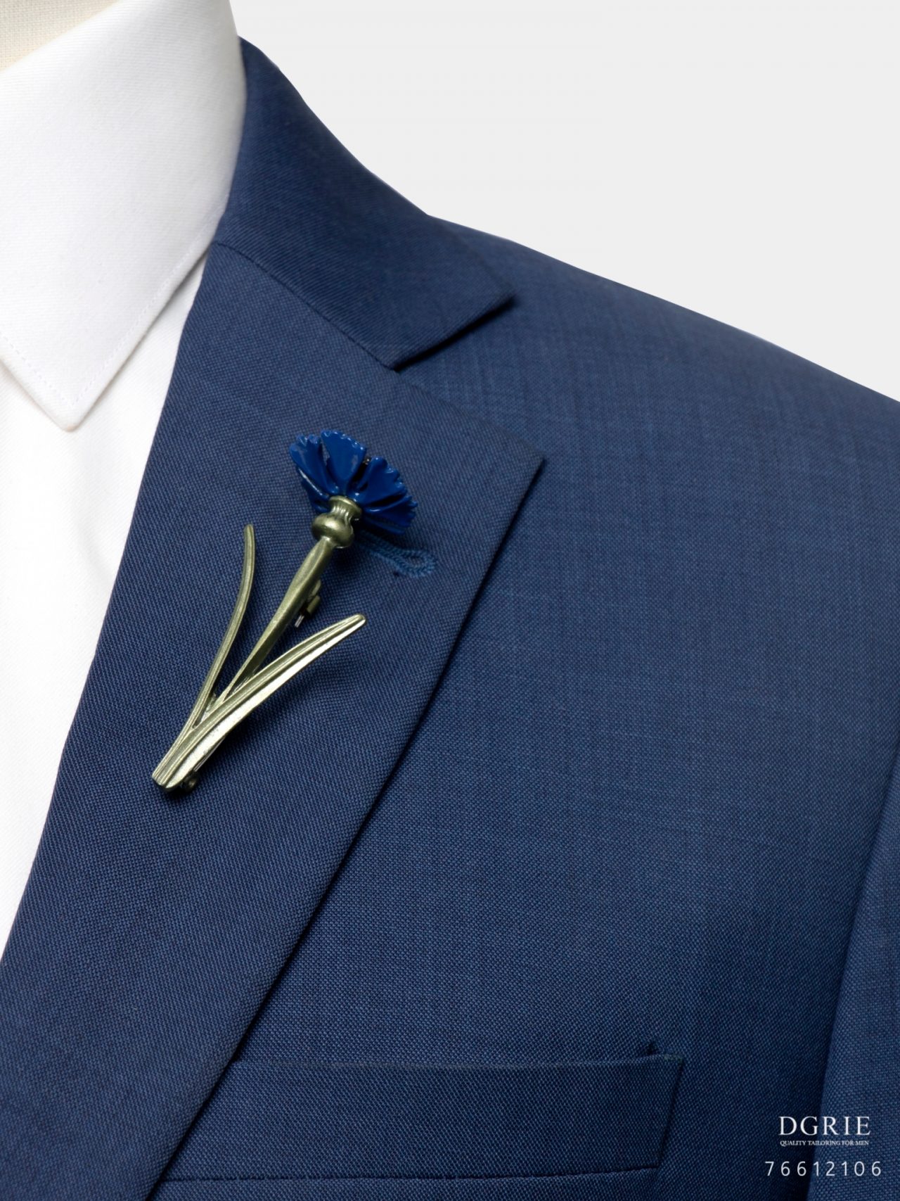 centaurea cyanus flower brooch dgrie 1