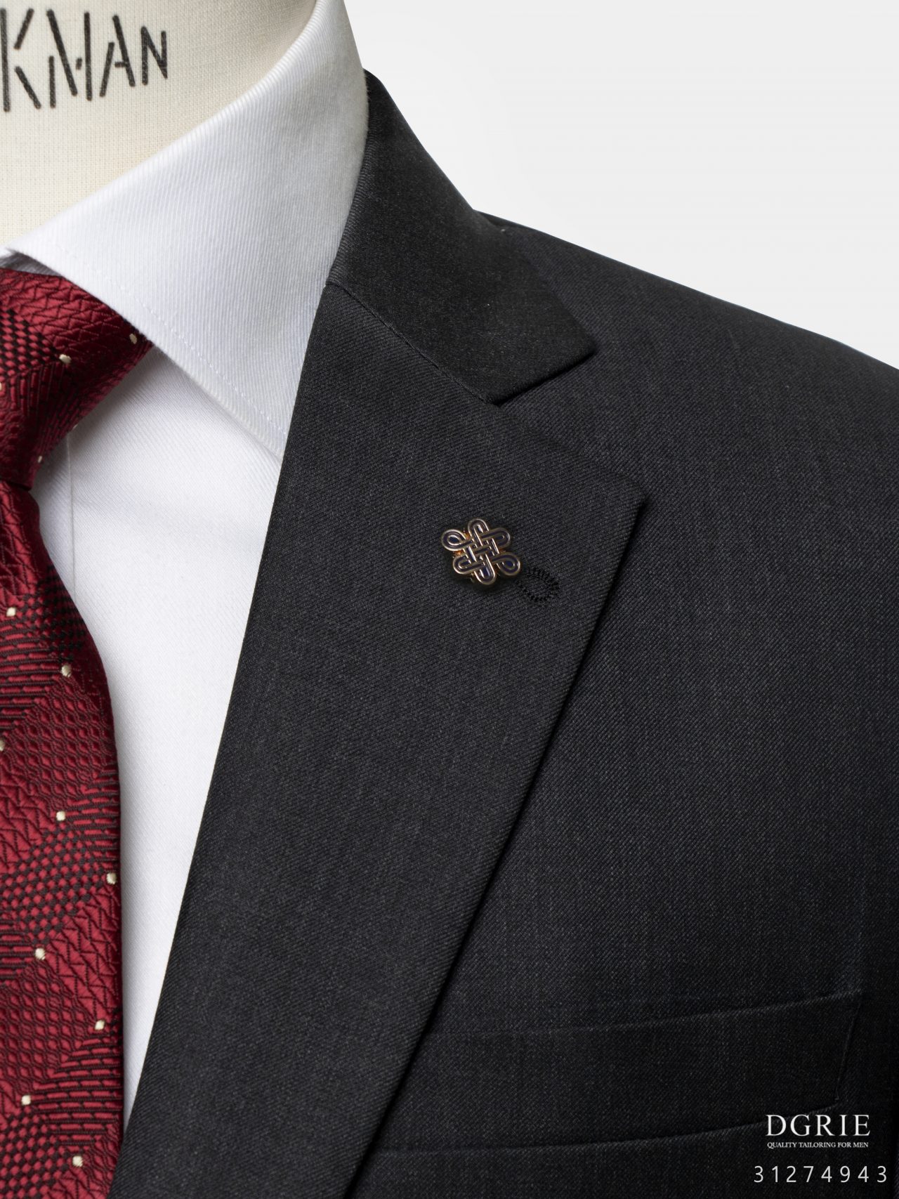 dark gray wool 2 button ms notch lapel jacket dgrie 4