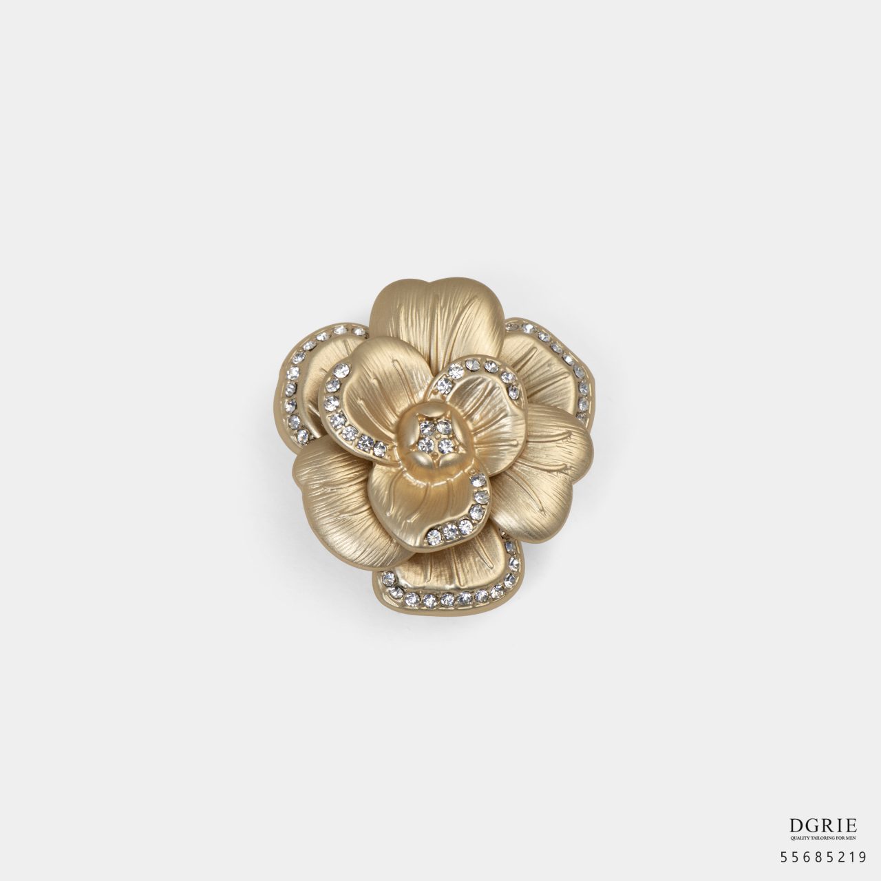 golden rose diamond brooch dgrie