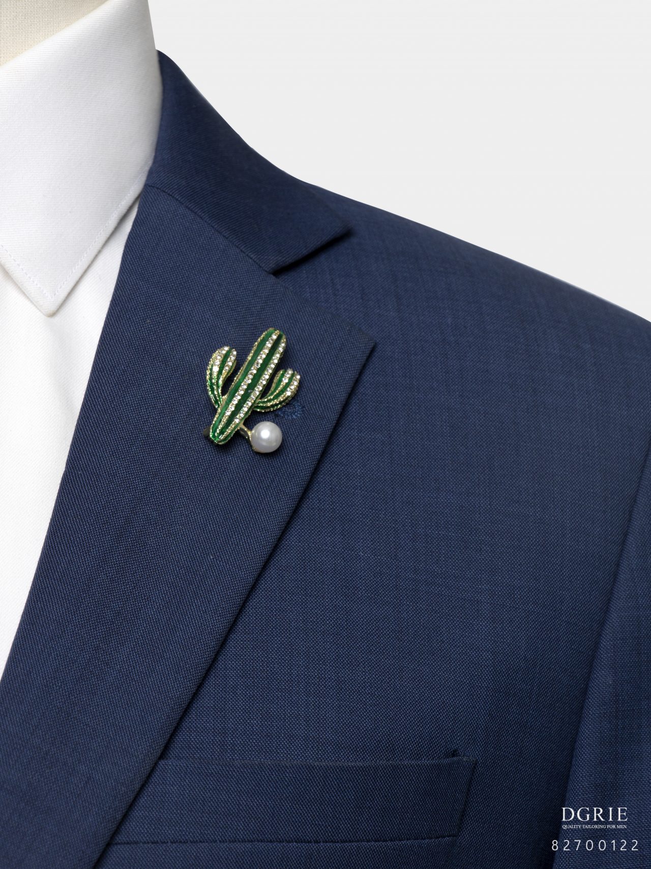 green cactus diamond brooch dgrie 1