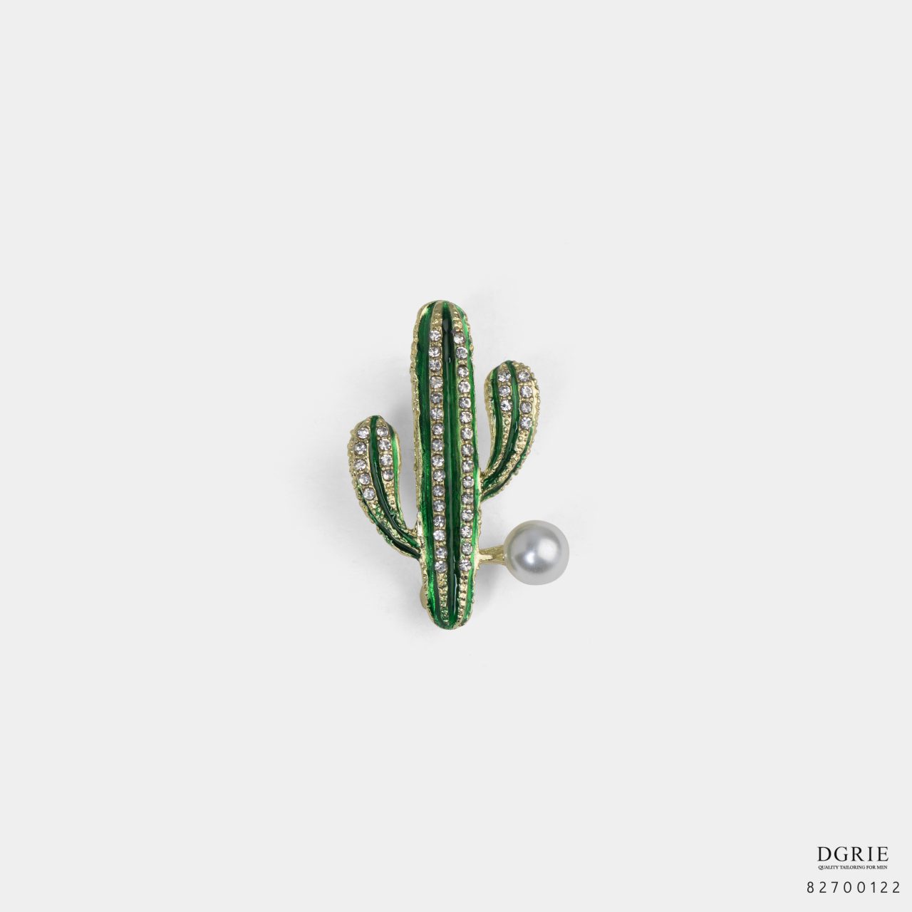 green cactus diamond brooch dgrie