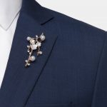 plum flower diamond rose gold brooch dgrie 2