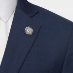 silver diamond chrysanthemum fireworks pin dgrie 2