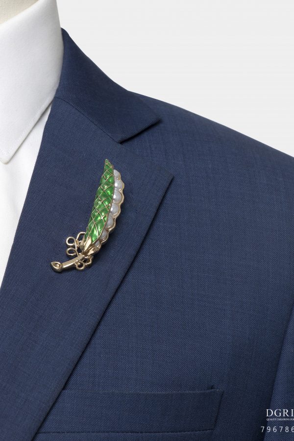 snow peas gold brooch dgrie 3