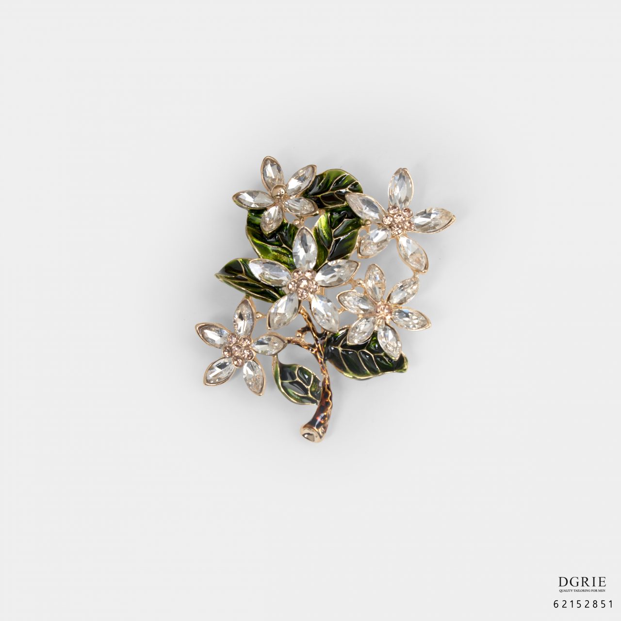 white quartz flower golden brooch dgrie 1