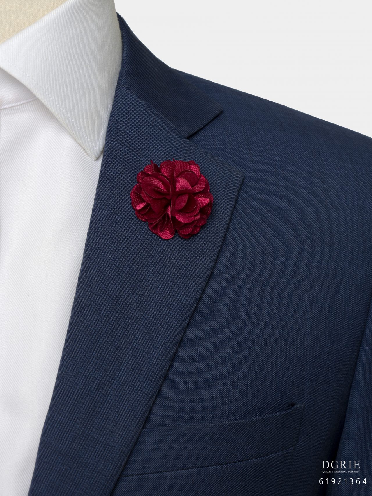 basic pin brooch flower rosewood dgrie 1