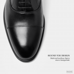 dgrie black round cap toe oxford shoe dgrie 1