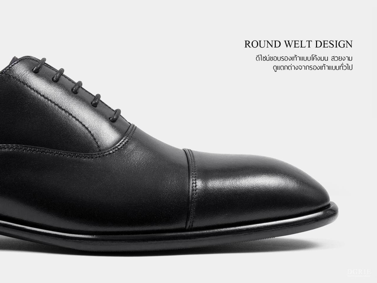 dgrie black round cap toe oxford shoe dgrie 4
