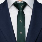 green twill polo horse sport 2 5 inch necktie dgrie