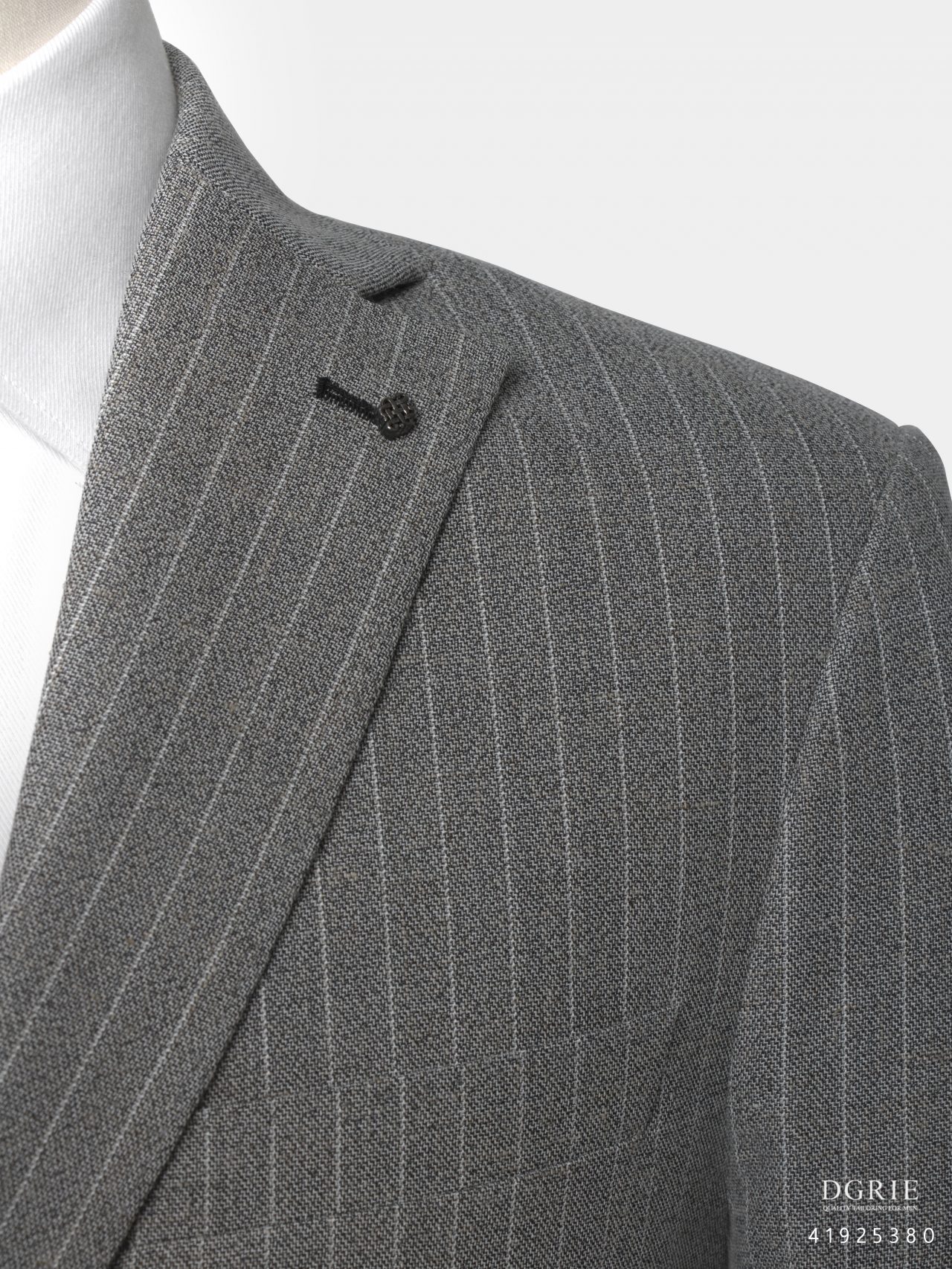 light gray stripe amp white tr half lining jacket dgrie