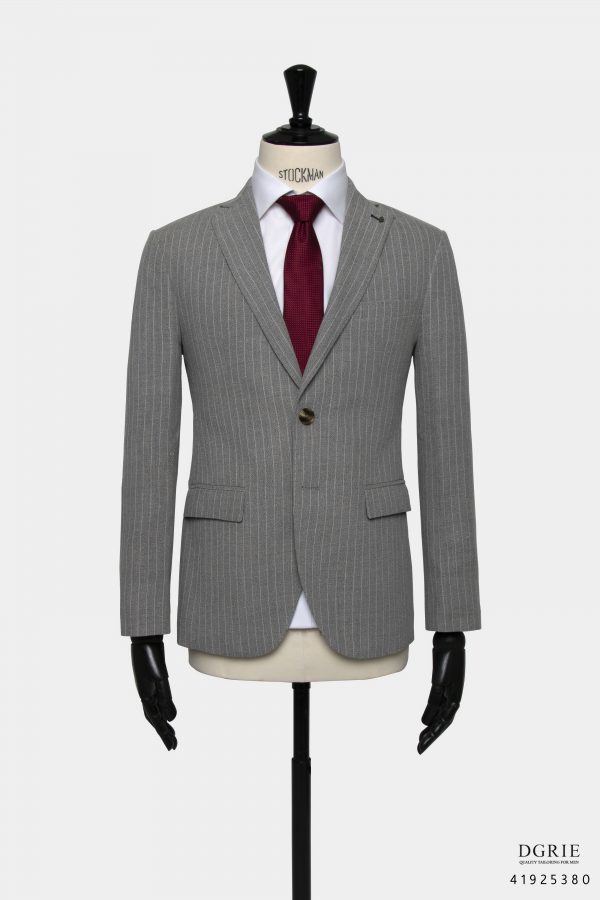 light gray stripe amp white tr half lining jacket dgrie 2