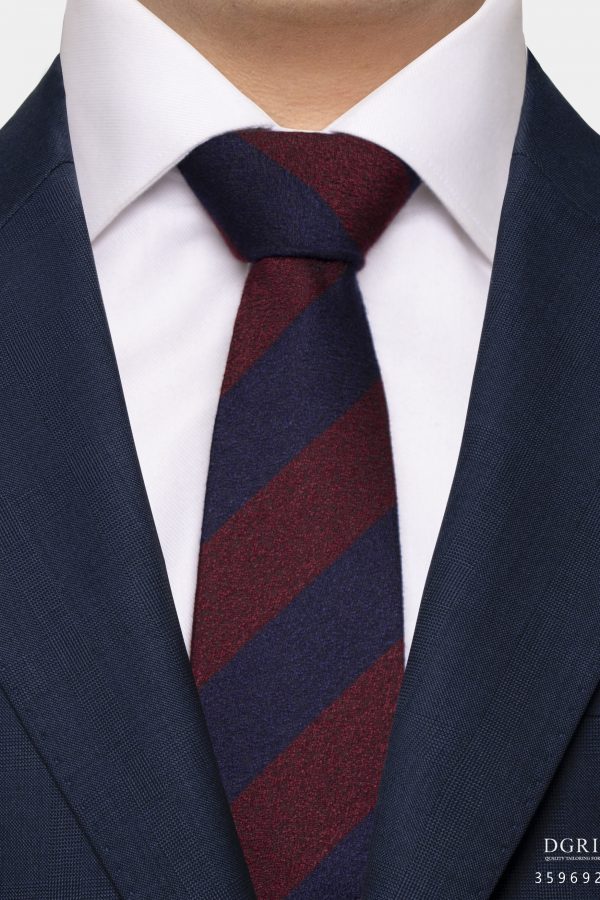 navy red 2 5cm strip rn 3 inch necktie dgrie