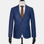 royal blue denim striped nw jacket dgrie 9