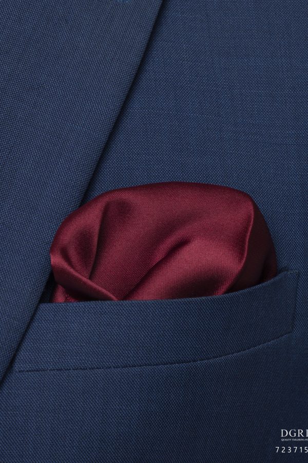 burgundy red silk pocket square dgrie 2