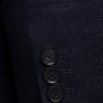 dark navy blue peak lapel polka jacket dgrie 3