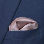 dusty pink silk pocket square dgrie