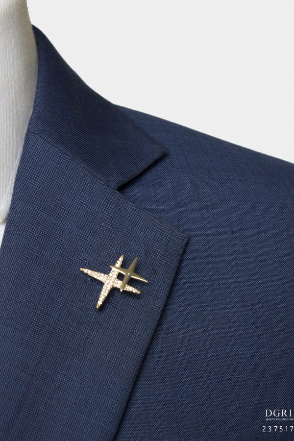 golden cross sparkle brooch dgrie 1