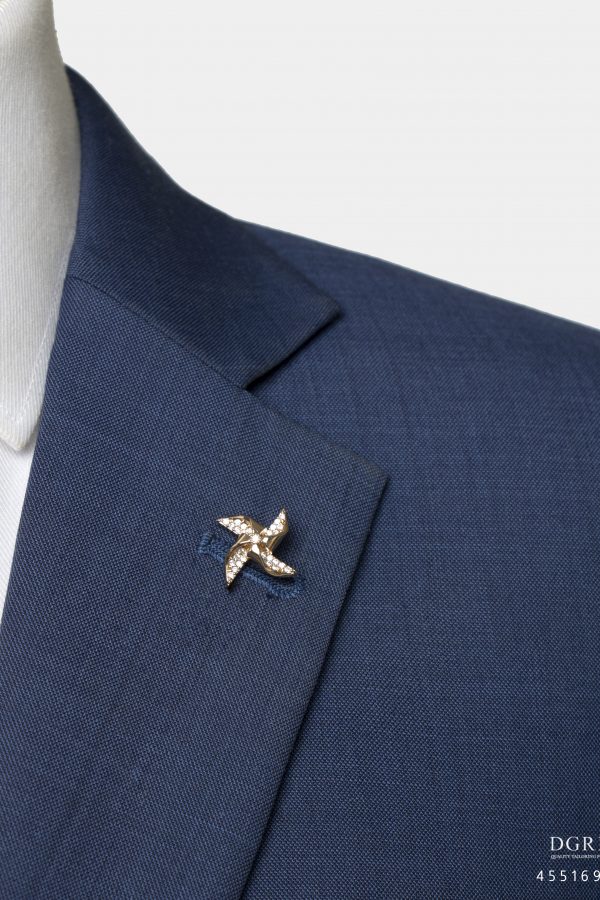 golden wind turbine sparkle brooch dgrie 1