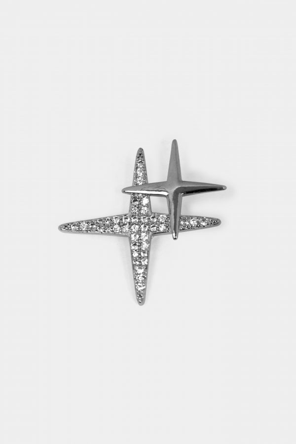 goldensilver cross sparkle brooch dgrie 2