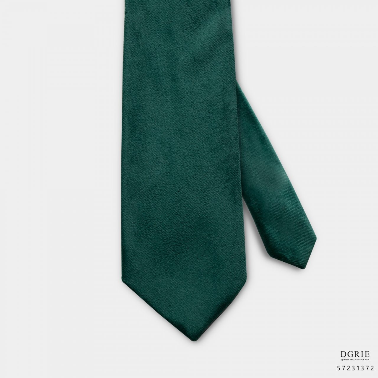 green velvet 2 5 inch necktie dgrie