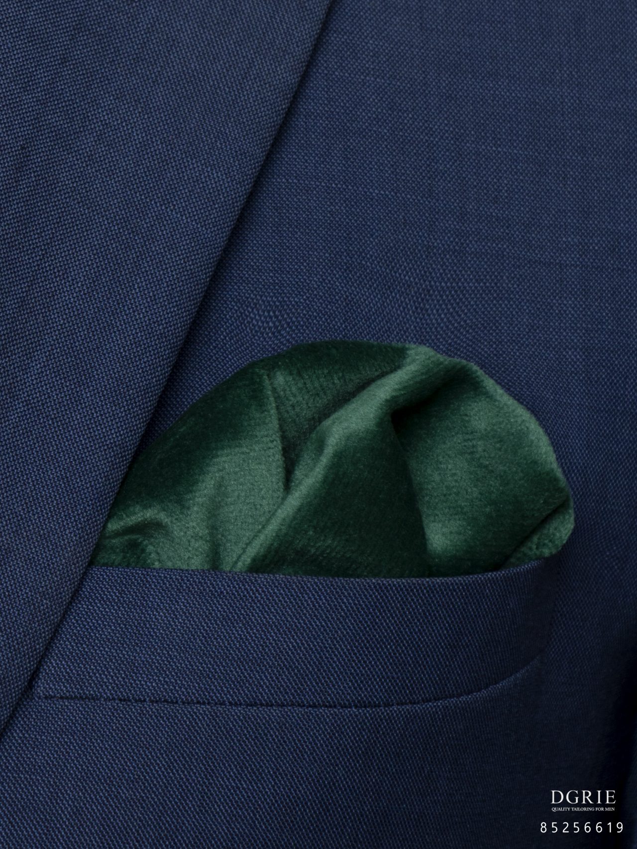 green velvet pocket square dgrie 1