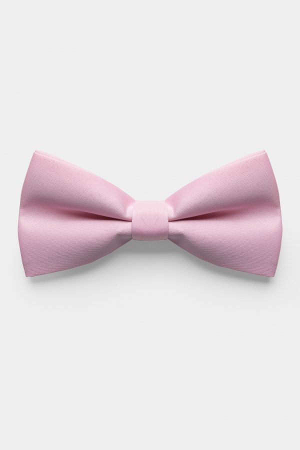 light pink plain pattern bowtie dgrie