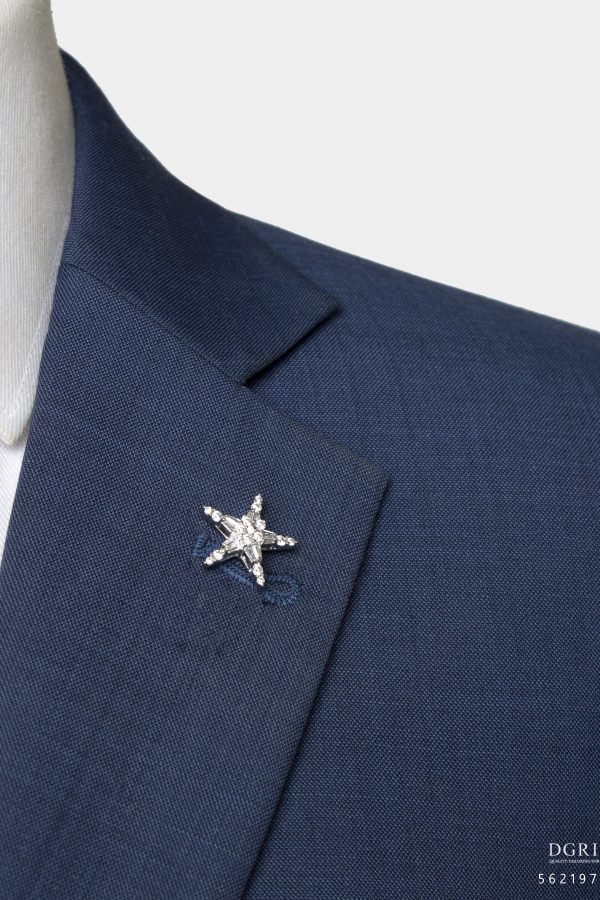 silver stars sparkle brooch dgrie 1